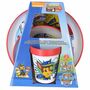 Paw Patrol Geschirr-Set 3-tlg. f�r Mikrowelle geeignet Teller Schale & Becher 