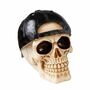 Spardose 4 Totenkopf-Motive Polyresin Sparschwein Biker DJ Cool M�tze
