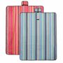 Picknickdecke 135x175cm Campingdecke wasserabweisende R�ckseite rot oder blau