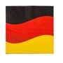 Deutschlandfahne Papierservietten 12 St�ck ca. 33 x 33 cm Tischdeko 2-lagig 