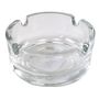 Aschenbecher ca. 7 x 3,5 cm Glas rund transparent Ascher Tischaschenbecher  