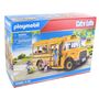 PLAYMOBIL City Life 70983 Schulbus mit Licht Bus mit Stoppschild und Figuren