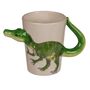 Tasse ca. 250 ml im 3D Dinosaurier Design mit verschiedenen Motiven Kaffeetasse