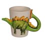 Tasse ca. 250 ml im 3D Dinosaurier Design mit verschiedenen Motiven Kaffeetasse