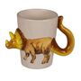 Tasse ca. 250 ml im 3D Dinosaurier Design mit verschiedenen Motiven Kaffeetasse