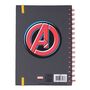 Notizbuch mit Avengers Design im A5 Format mit 80 Seiten Spiralbuch Notizheft