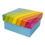8 Hellblaue Geschenkkartons mit Regenbogen in verschiedenen Gr��en Kartons Blau 