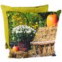Outdoor Kissen Herbst 45x45x12cm wetterbest�ndig mit herbstlichen Motiven