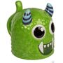 Kaffeetasse Monster ca. 12 x 14 cm drehbar 500ml Kopf�ber Tasse in Gr�n