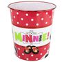 Papierkorb f�rs Kinderzimmer aus Kunststoff Zeichentrickfiguren Motiv 21cm