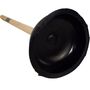 Saugglocke ca. 47,5 cm in Schwarz mit Holzstiel Abflussreiniger als P�mpel