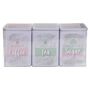 Aufbewahrungsdosen 3er Set Blechdose f�r Tee, Kaffee & Zucker ca. 18 x 12 x 8 cm