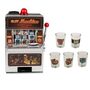 Spielautomat mit 5 Shotglsern Slot Casino Trinkspiel fr Erwachsene & Partys