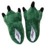 Dinosaurier Kuschel Hausschuhe in Gr�n Gr. 33-36 Dino Tatzen Kinderhausschuhe