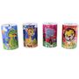 Metall Spardose f�r Kinder mit fr�hlichem Tier Design ca. 12,5 cm ohne �ffnung
