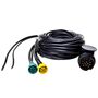 Kabelsatz 13-polig f�r Anh�nger + DC Kabel  5 / 7 / 9m mit Steckverbindern 5-pol