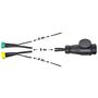 Kabelsatz 13-polig f�r Anh�nger + DC Kabel  5 / 7 / 9m mit Steckverbindern 5-pol