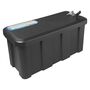 Deichselbox f�r Anh�nger in Schwarz aus Kunststoff Aufbewahrungsbox f�r Werkzeug