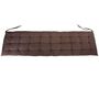Auflage f�r Gartenbank 150 x 40 x 4 cm Sitzpolster mit Steppung und B�ndchen