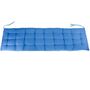 Auflage f�r Gartenbank 150 x 40 x 4 cm Sitzpolster mit Steppung und B�ndchen