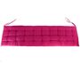 Auflage f�r Gartenbank 150 x 40 x 4 cm Sitzpolster mit Steppung und B�ndchen