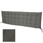 Auflage f�r Gartenbank ca. 150 x 40 x 4 cm Sitzpolster gestreift mit Steppung