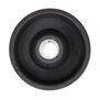 ProPlus Seitenrolle aus Gummi in schwarz Ersatzteil f�r Bootsanh�nger mit Bohrung