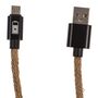 USB Ladekabel in robuster Seil Optik ca. 1 m f�r Tablet, Smartphone & Laptop