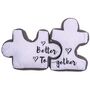 Puzzlekissen Kissen Puzzle Dekokissen P�rchen 2er Set Paare better together