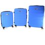 Hartschalenkoffer Set 3tlg Kunststoff Reisekoffer Trolley m. Rollen 360- drehbar