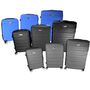 Hartschalenkoffer Set 3tlg Kunststoff Reisekoffer Trolley m. Rollen 360- drehbar