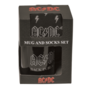 AC/DC Set Geschenkset Tasse und Socken Str�mpfe Fanartikel