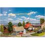 Faller Bausatz H0 130658 Haus im Bau mit Kran 1:87