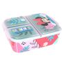 Lunchbox f�r Kinder mit 3 F�chern aus Kunststoff verschiedene Motive