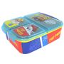 Lunchbox f�r Kinder mit 3 F�chern aus Kunststoff verschiedene Motive