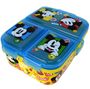 Lunchbox f�r Kinder mit 4 F�chern aus Kunststoff Mickey Mouse