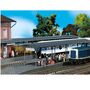 Faller H0 120204 2 Bahnsteige Bahnsteig mit �berdachung Bausatz 1:87