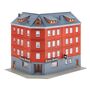 Faller H0 130138 Stadteckhaus mit Tattoostudio Stadthaus Eckhaus Bausatz 1:87