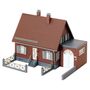 Faller H0 130216 Klinkerhaus mit Zaun Wohnhaus Bausatz 1:87