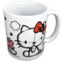 Tasse mit Hello Kitty Motiv ca. 325ml aus Keramik Skizze / Zeichnung 11oz