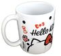 Tasse mit Hello Kitty Motiv ca. 325ml aus Keramik Skizze / Zeichnung 11oz