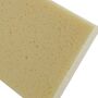 Reibebrett feinporig Schwamm gelb Schwammbrett 28x14cm Waschbrett Putzer