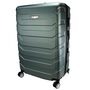 Hartschalenkoffer Kunststoff Reisekoffer Trolley mit Rollen 360- drehbar gr�n