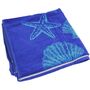 Badetuch ca. 90 x 170 cm Dusch - und Strandtuch Seesterne Muscheln