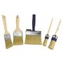 Streichset Pinsel Set 5tlg. Universal Flachpinsel und Rundpinsel helle Borsten 