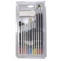 Pinsel K�nstlerpinsel Set 11tlg. f�r Aquarell, Plakatfarben, Wasserfarben oder Acryl