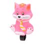 Fahrradhupe Katze pink ca. 12x7 cm mit Halterung aus Kunststoff