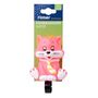Fahrradhupe Katze pink ca. 12x7 cm mit Halterung aus Kunststoff