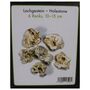 Aquarium Deko Set Lochgestein 6 Steine zwischen 10 und 15 cm f�r 60L Becken