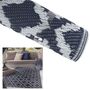 Outdoor Teppich 90 x 150 cm in geflochtener Strohoptik 100 % Polypropylen